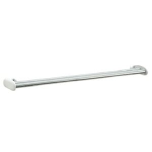 Stainless steel towel rail for bathroom, wall-mounted, durable and rust-resistant. Perfect for bathroom towel storage and organization.