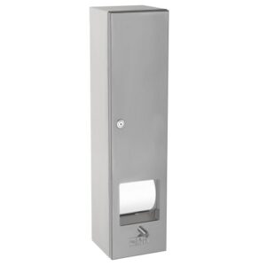 Stainless steel bathroom hand sanitizer dispenser and soap dispenser cabinet | Bathroom Store, South Africa.