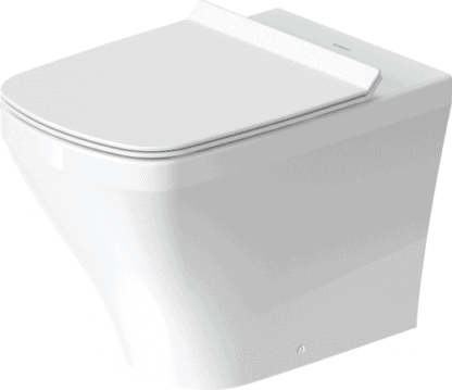 Modern white toilet with sleek design, ideal for contemporary bathrooms in South Africa. Perfect for bathroom upgrades offering comfort and style.