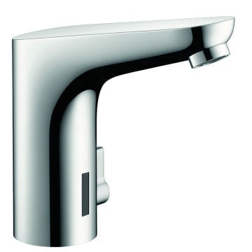 Sleek modern chrome bathroom sink faucet with single lever handle for stylish and functional bathroom installations.