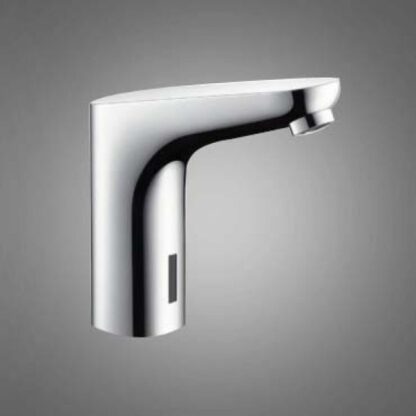 Brushed nickel bathroom sink faucet, modern bathroom hardware, high-quality basin mixer tap, sleek and durable bathroom sink fixture, bathroom store South Africa.
