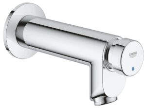Sleek chrome bathroom tap with modern design, ideal for contemporary bathrooms and kitchens. Durable, stylish and perfect for enhancing your bathroom aesthetic.
