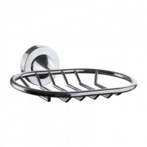 Stainless steel bathroom shower shampoo or soap holder, modern bathroom accessories for convenience.