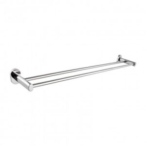 Chrome towel rail for modern bathrooms, durable and stylish, perfect for towel storage and bathroom decor in South Africa.