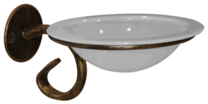 Vessel bathroom sink with antique bronze wall mount, stylish and functional bathroom fixture from Bathroom Store South Africa.