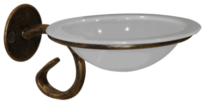 Vessel bathroom sink with antique bronze wall mount, stylish and functional bathroom fixture from Bathroom Store South Africa.
