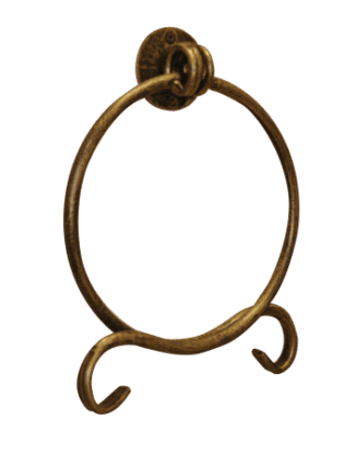 Antique brass toilet paper holder for bathroom decor, vintage style bathroom accessories, durable and stylish bathroom hardware.