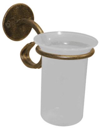 Antique brass wall-mounted soap holder with ceramic dish for bathroom accessories, stylish and durable bathroom decor.