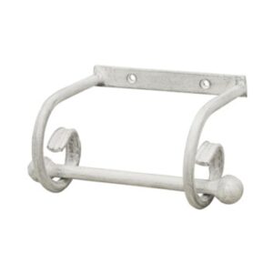 POS TOILET ROLL HOLDER WHT/PEWTER