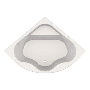 Heated bathtub with built-in handrails and jacuzzi jets for luxurious relaxation in your bathroom. Designed for comfort, safety, and style, perfect for rejuvenating your bathing experience.