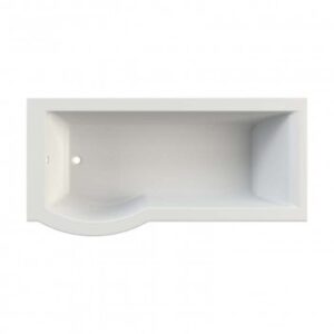 White freestanding bathtub with elegant curved design, perfect for modern bathroom decor in South Africa.