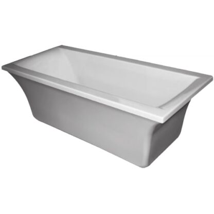 Elegant white freestanding bathtub for luxury bathroom upgrades, durable and stylish, perfect for modern bathroom renovations in South Africa.