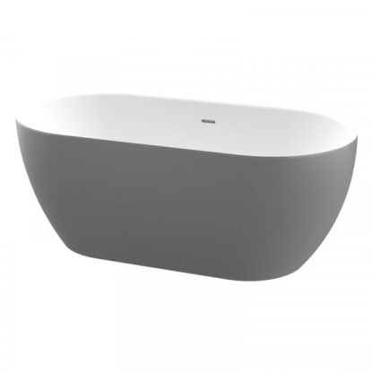 Sleek modern freestanding bathtub perfect for luxury bathrooms.