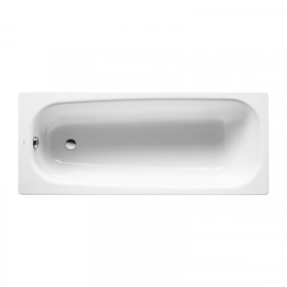 Modern white bathtub with oval interior, ideal for contemporary bathrooms and relaxation. Perfect for stylish bathroom renovations and durable construction. A must-have for comfort and elegance.