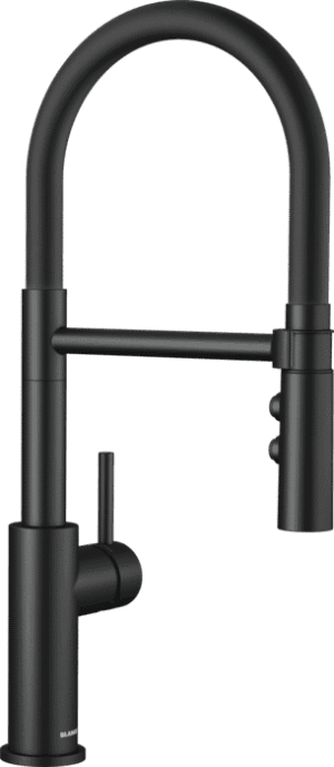 Sleek black kitchen or bathroom mixer tap for modern interior design, enhanced durability and style, perfect for upgrading your space in South Africa.