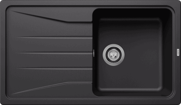 Stainless steel kitchen sink with single bowl, modern design and durable construction for home renovations.