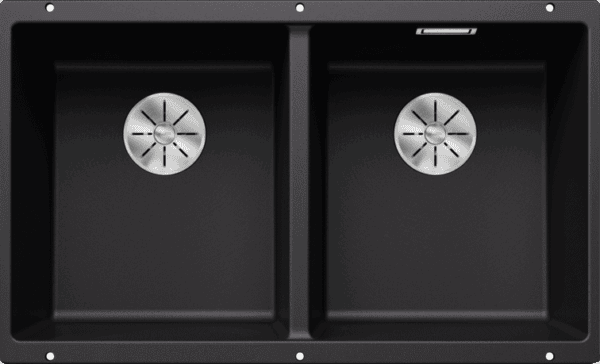 Stainless steel double kitchen sink with contemporary design, perfect for modern bathrooms and kitchens in South Africa. Durable and easy to clean.