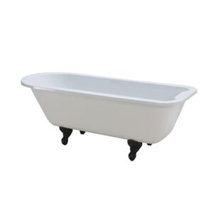 Elegant freestanding clawfoot bathtub, ideal for luxury bathrooms, available at Bathroom Store South Africa.