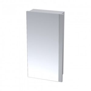 High-quality bathroom mirror with sleek white frame, perfect for modern bathrooms, enhancing space and style.