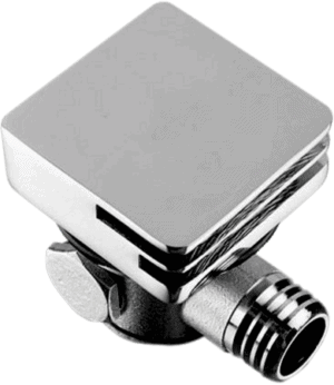 Brass shower arm connector for bathroom plumbing, durable and easy to install. Perfect for modern bathroom renovation and shower setups.