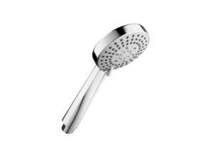 Showerhead with multiple spray settings, chrome finish, suitable for modern bathrooms in South Africa.