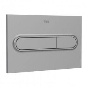 Flush toilet cistern and dual-flush button for modern bathroom design, water-saving flush system, high-quality ceramic and durable materials for hygiene and efficiency.