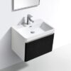 MIL600SDBLKWHT.jpg.jpg Modern wall-mounted bathroom vanity with sink and mirror, ideal for contemporary bathroom designs in South Africa.