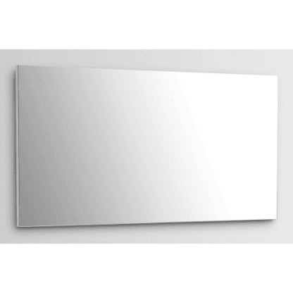 Stylish modern bathroom mirror with sleek design and reflective surface for contemporary bathroom decor. Ideal for enhancing space and lighting in your bathroom.