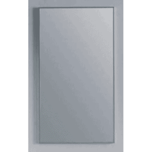 Alt text: Modern rectangular grey shower cabin door with sleek design, perfect for stylish bathrooms.