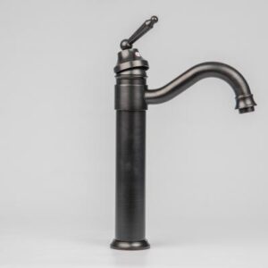 Sleek black bathroom tap faucet for modern washbasins and sinks in stylish bathroom renovations.