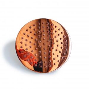Aqua showerhead with multiple spray nozzles for modern bathroom renovations.