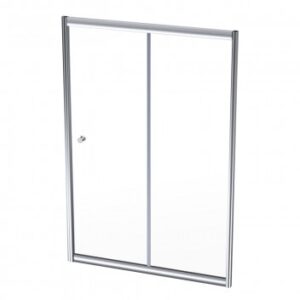 Aluminium sliding shower door for modern bathrooms, durable and water-resistant, perfect for space-saving shower enclosures in South African homes.