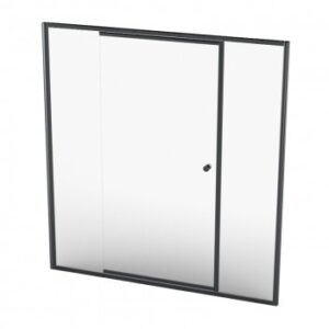 Modern glass shower screen for stylish bathroom renovations, offering durability and easy maintenance. Perfect for creating a sleek, contemporary shower space.