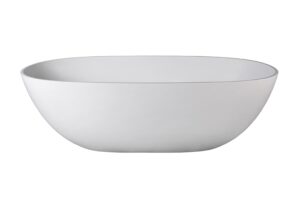 Modern white freestanding bathtub for bathroom renovation and spa-like comfort, ideal for contemporary bathroom designs in South Africa.