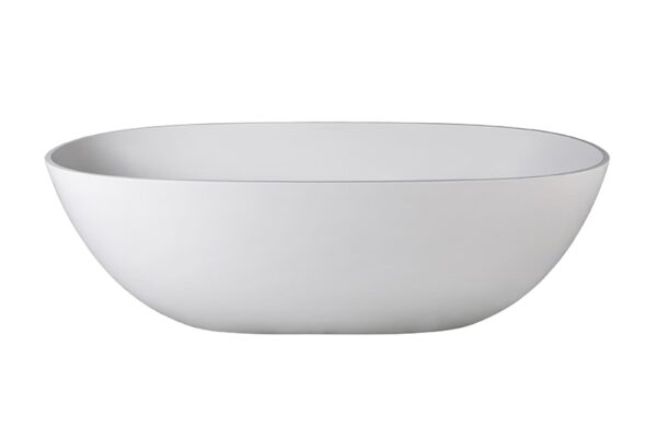 Modern white freestanding bathtub for bathroom renovation and spa-like comfort, ideal for contemporary bathroom designs in South Africa.