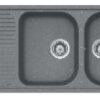 Double kitchen sink with draining area, ideal for modern kitchen layouts in South Africa. Excellent quality and durable design for everyday use.