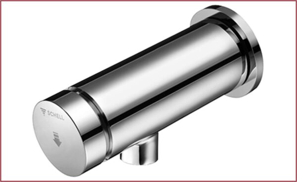 SL021470699.jpg Schell thermostatic shower valve, sleek chrome finish for modern bathrooms, ensures precise water temperature control, ideal for luxury bathroom renovations and installations.