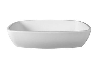 Sleek modern white freestanding bathtub for luxury bathrooms in South Africa.