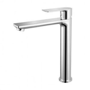 Modern chrome bathroom tap ideal for stylish kitchen and bathroom upgrades.