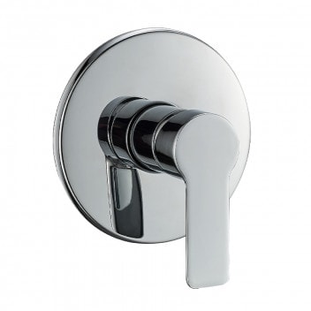 T0000173.jpg Chrome bathroom shower mixer tap with wall-mounted design for modern bathroom renovations.
