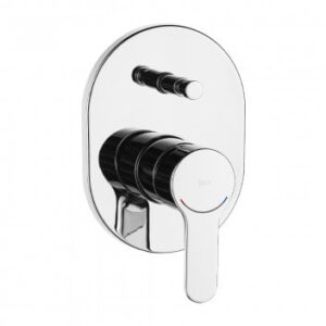 Chrome bathroom mixer tap with modern design, ideal for contemporary bathrooms in South Africa.