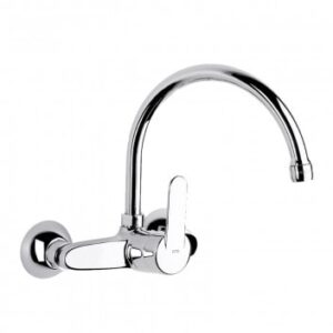 Chrome bathroom tap with a sleek, modern design, perfect for stylish kitchen or bathroom renovations. High-quality fixtures for durability and aesthetic appeal.