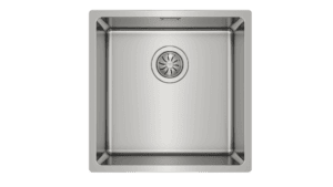 Stainless steel kitchen sink, dual bowl, durable and modern design, perfect for home renovation and bathroom upgrades in South Africa.