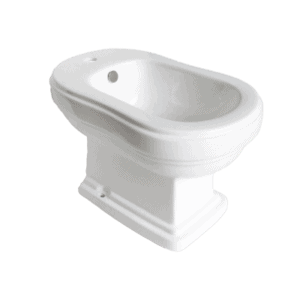 Elegant white bidet suitable for modern bathrooms, providing comfort and hygiene.