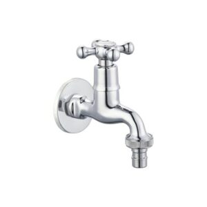 Chrome bathroom tap for sink or basin, ideal for modern bathroom fixtures.