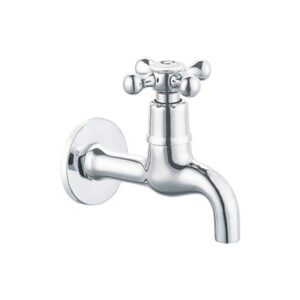 Chrome bathroom tap, traditional style, ideal for washbasins and sinks, perfect for bathrooms and kitchens, premium quality plumbing fixture in South Africa.
