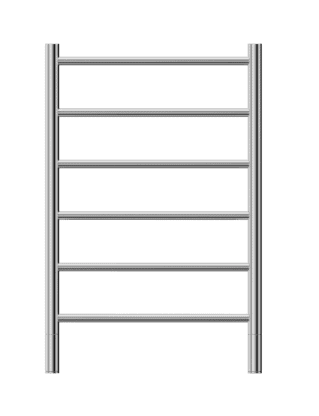 Aluminium heated towel rail for bathroom, modern and durable bathroom heating solution. Ideal for towel drying and bathroom heating in South Africa.