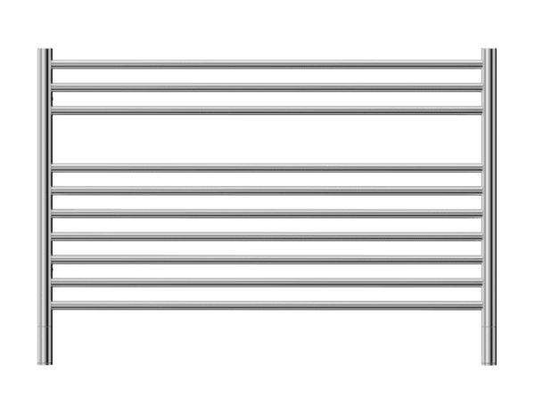 ZAK0750.png Chrome towel radiator for bathrooms in South Africa, modern design, heating solution, durable steel, stylish and functional bathroom accessory.