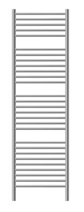 Steel towel radiator for bathroom heating and drying, modern and durable design, ideal for bathrooms and washrooms in South Africa, available at Bathroom Store.