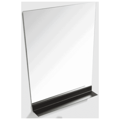 Mirror with black stand for bathrooms andvanity areas, featuring sleek modern design and high-quality glass. Perfect for bathroom renovations and stylish decor updates.